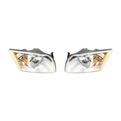 For Dodge Caliber Headlight 2007-2012 Pair Passenger & Driver Lens/Housing 