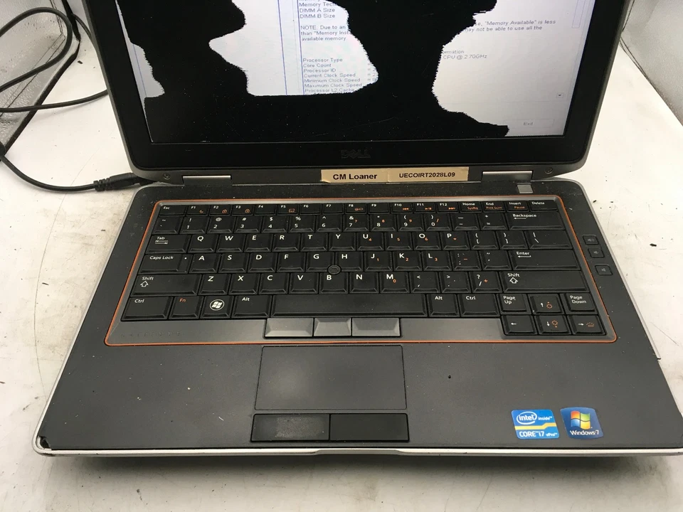 DELL LATITUDE E6320 - BOOTS TO BIOS/BAD LCD - INTEL I3 2ND GEN - NO RAM -READ-BB - Image 3 of 4