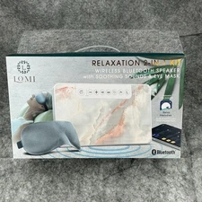 LOMI Relaxation 2 in 1 Kit Wireless Bluetooth Speaker Soothing Sounds Eye Mask 