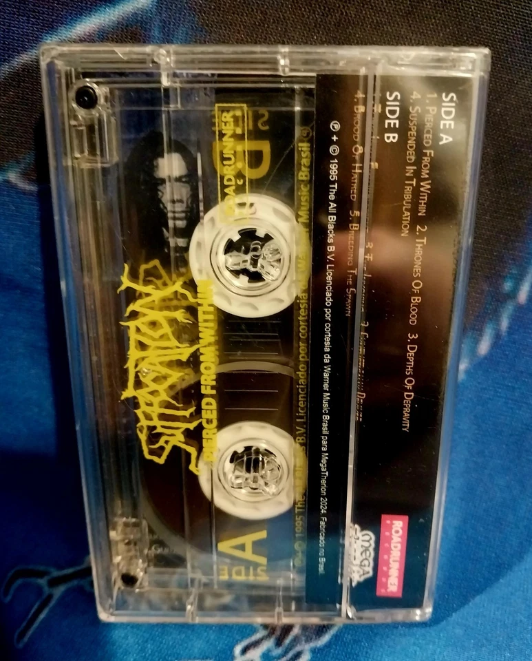 Suffocation - Pierced From Within 2025 Reissue Cassette NEW & SEALED DEATH - Image 2 of 2