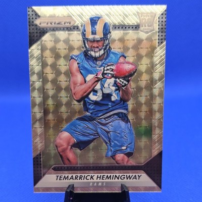 Panini Prizm 2016 Temarrick Hemingway Gold Vinyl /5 Rookie #227 Los Angeles Rams
