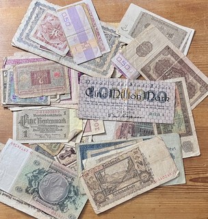 Deutsches Reich Banknoten schönes Notgeld Set (21.11)