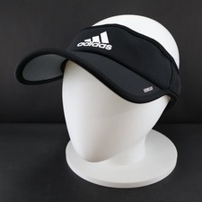 Adidas Aeroready Adjustable Logo Visor, Black