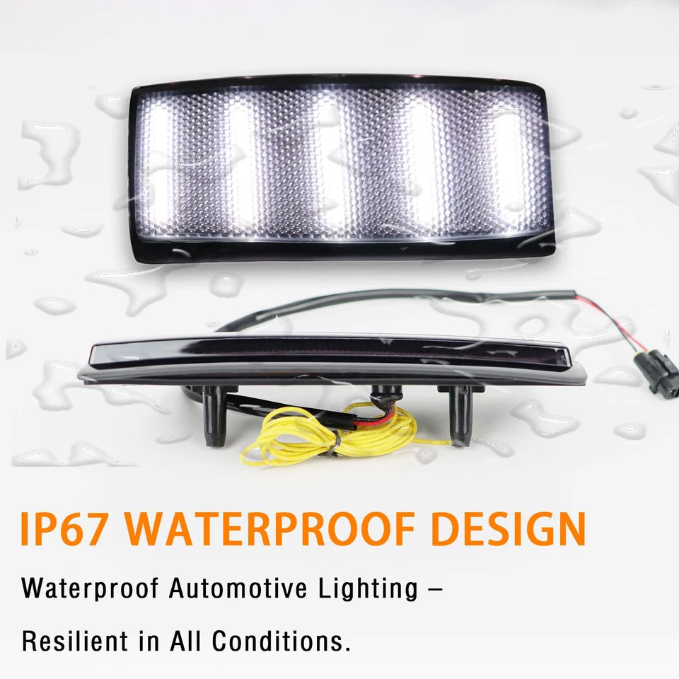 1 par de luces LED delanteras de señalización de giro DRL para Chevy GMC C/K1500 1988-02 Foto 3 de 4