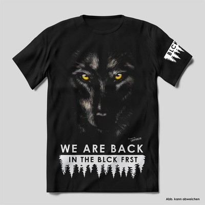 Blck Frst Wolf T-Shirt unisex Scharzwald Wolf Natur