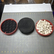 Fluval FX4 Fx6 Half Red Media Baskets With Filters And Media Lot