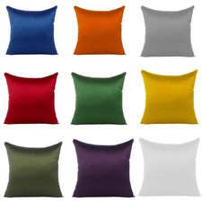 Dupion Cushion Cover Soft Decorative Square Throw Pillow Covers Set for Sofa