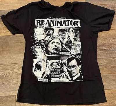 Re-Animator / Horror Movie Rare Promo Glow in Dark Graphic Tee Shirt Mens Medium