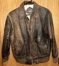 Genuine Leather 90s Jacket: Classic, Patina, Vintage