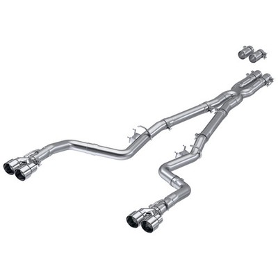MBRP S7114AL Steel Cat Back Exhaust System for 2015-23 Challenger 5.7L 6.2L 6.4L