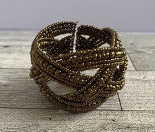 Amanda Blu Couture Braided Metallic Beads Sta...
