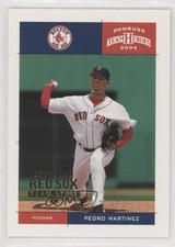 2004 Donruss Team Heroes Red Sox Team Store Pedro Martinez #65 HOF 00ab