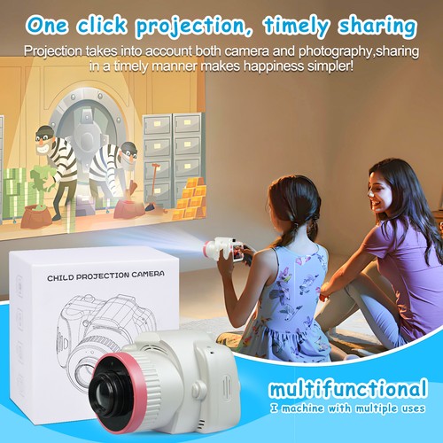 White projector children's camera,comes,32GB SD card,birthday gift portable toy - Picture 10 of 10