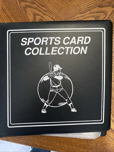 Black Sports Card Binder with 45 Pages 9-Pocket