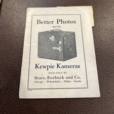 1919 Kewpie Kameras Camera Instructions