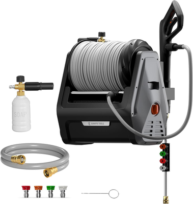 #ad Giraffe Tools Grandfalls Retractable Wall Mount Pressure Washer Plus Max 2900PS $404.79