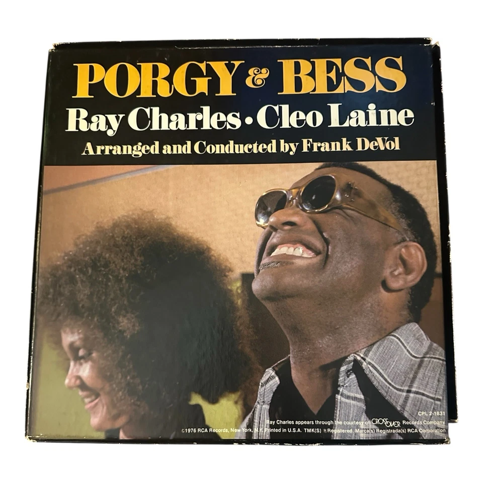 Ray Charles Cleo Laine Porgy And Bess 2xLP RCA CPL2-1831 VG+/G+ VG+ Booklet - Image 2 of 4