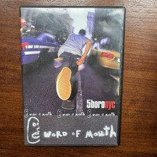 (Rare) 5boro NYC “Word Of Mouth” Skateboarding DVD Skate New York Westgate