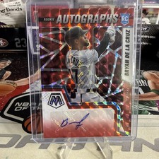 2022 Panini Mosaic Bryan De La Cruz Choice Red Auto RC Rookie #RAM-BC