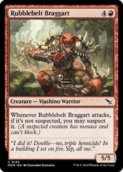 Rubblebelt Braggart 143/462 Foil Murders at Karlov Manor