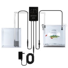 Auto Top Off System Aquarium - Smart Automatic ATO for Fish Tank Black