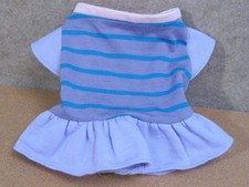 Vintage 1980s Tonka 8" Pound Puppies/PURRies NEWBORN GIRL Clothes PURPLE Dress