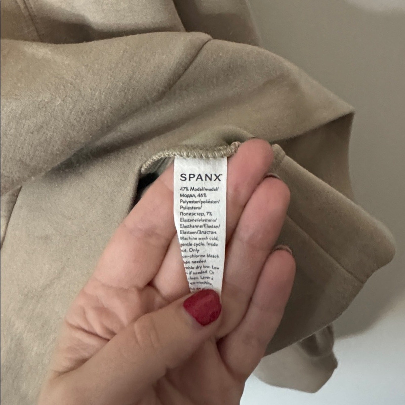 Spanx Zip Pullover Jacket Brown XS - image 3