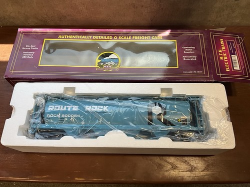 VINTAGE MTH 800054 ROUTE ROCK ISLAND 4-BAY CYLINDRICAL HOPPER NIB O SCALE