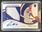 2022-23 Immaculate Patrick Baldwin Jr. Premium Patch Auto Autograph RC Red #/25