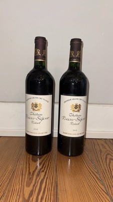 2x Château Beau-Séjour Bécot 2010 Saint-Émilion Premier Grand Cru Classé 0,75L
