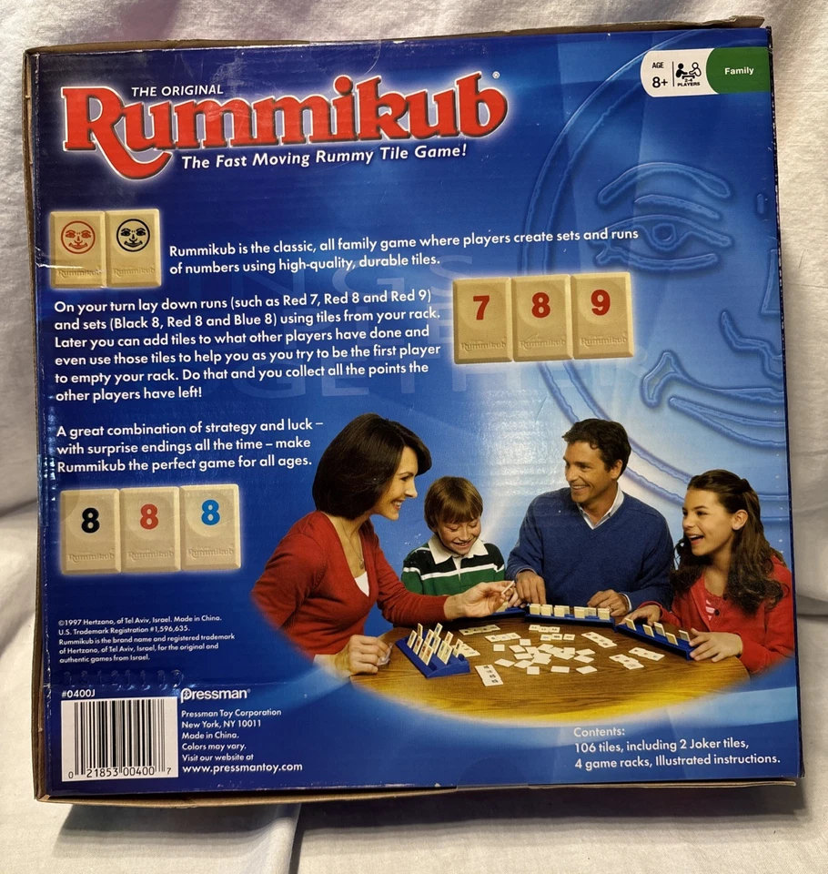 Rummikub Game 1997 todavía sellado NOS azulejo rummy de movimiento rápido Foto 4 de 4