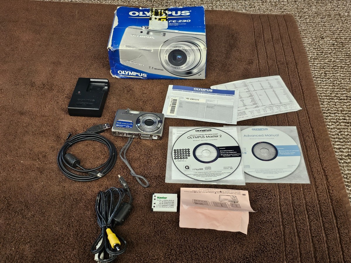 Olympus FE230 Digital Camera Silver 7.1 MP | eBay
