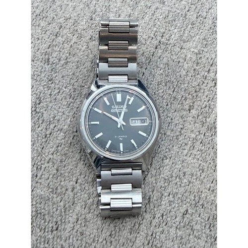 Vintage SEIKO Actus 7019-8010 Men’s 37mm Auto Day-Date Stainless