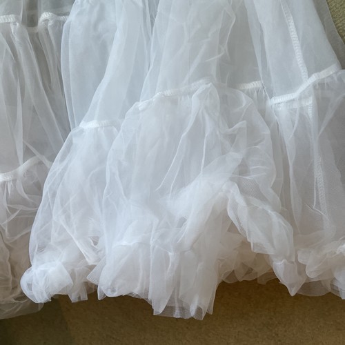 Disney Dress Shop White Crinoline PinUp Petticoat Skirt Womens Plus 1X - 3X NWT - Picture 3 of 3