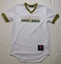 CAMISA JERSEY HUDSON OUTWEAR CARTEL ORO BLANCO TALLA HOMBRE PEQUEÑA