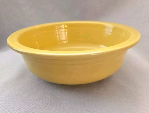 HLC FIESTA WARE SUNFLOWER YELLOW SERVING BOWL 8 3/8"