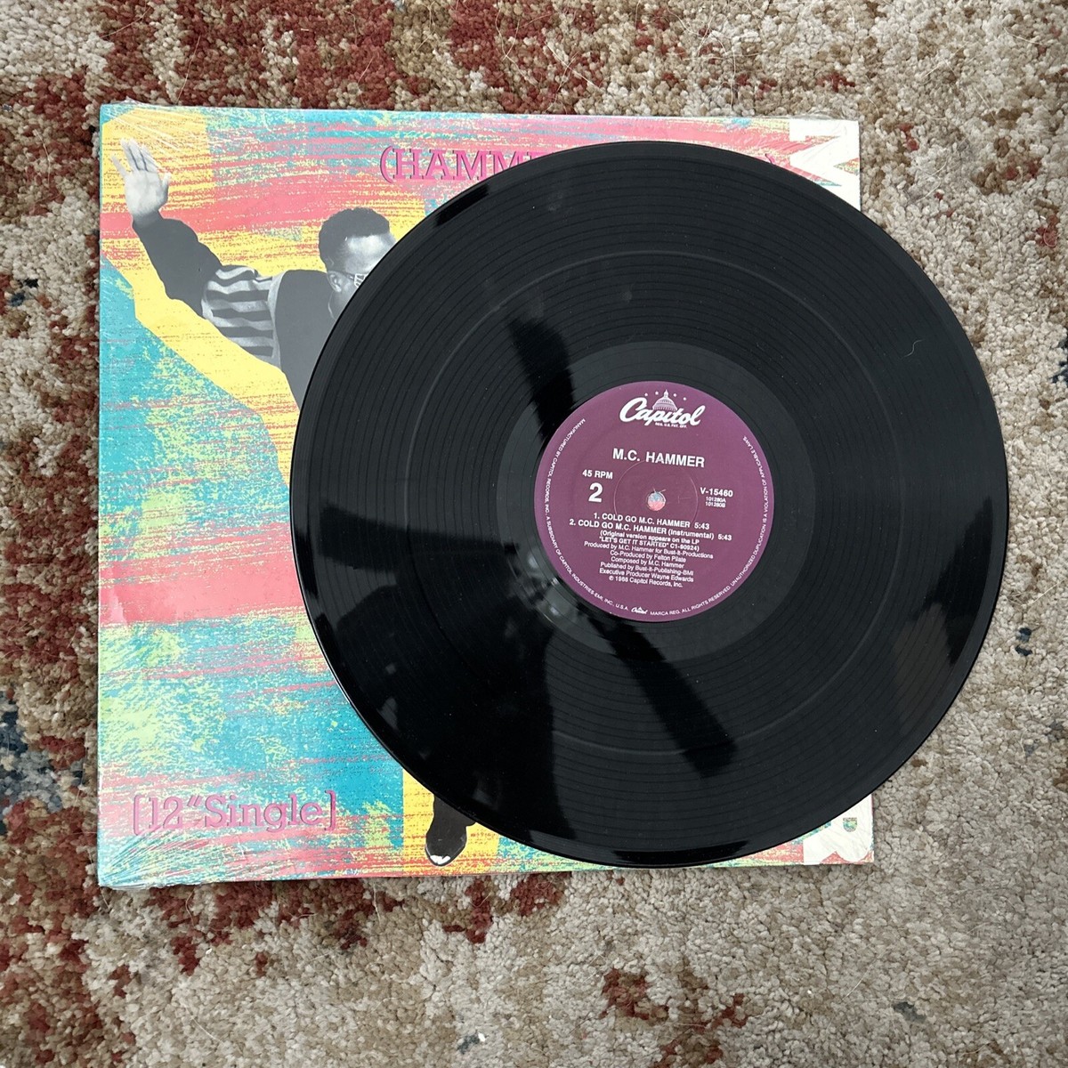 MC HAMMER--(Hammer Hammer) They Put Me In The Mix (Vinyl Record