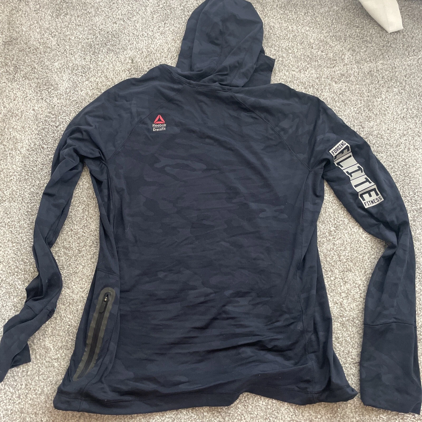 VETEMENTS Reebok Crosshit Felpa con Cappuccio Elasticizzata L