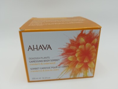 AHAVA DEADSEA PLANTS CARESSING BODY SORBET MANDARIN & CEDARWOOD 12.3oz