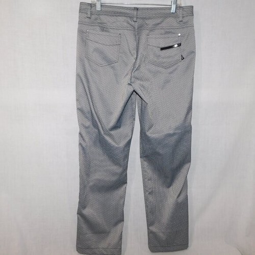 NVO by Lanctot Womens 10 Silver Black Patternered Golf Pants slacks - Picture 12 of 12