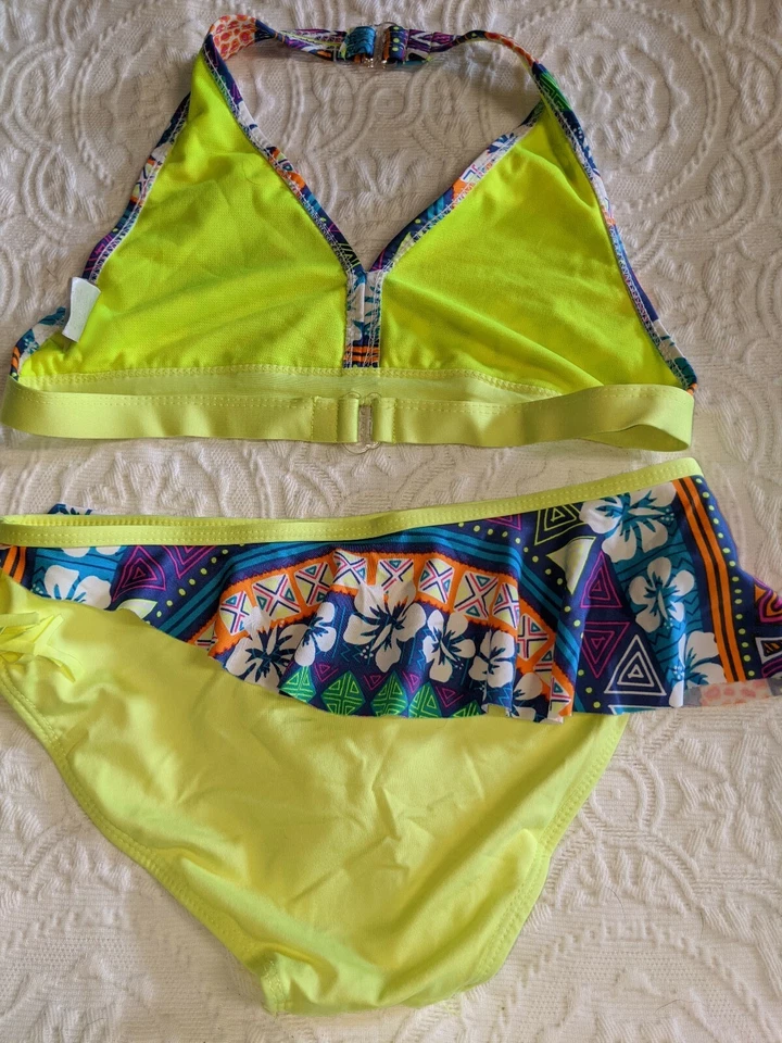 Jantzen niñas talla 14 bikini de dos piezas. Lindo. Foto 2 de 4