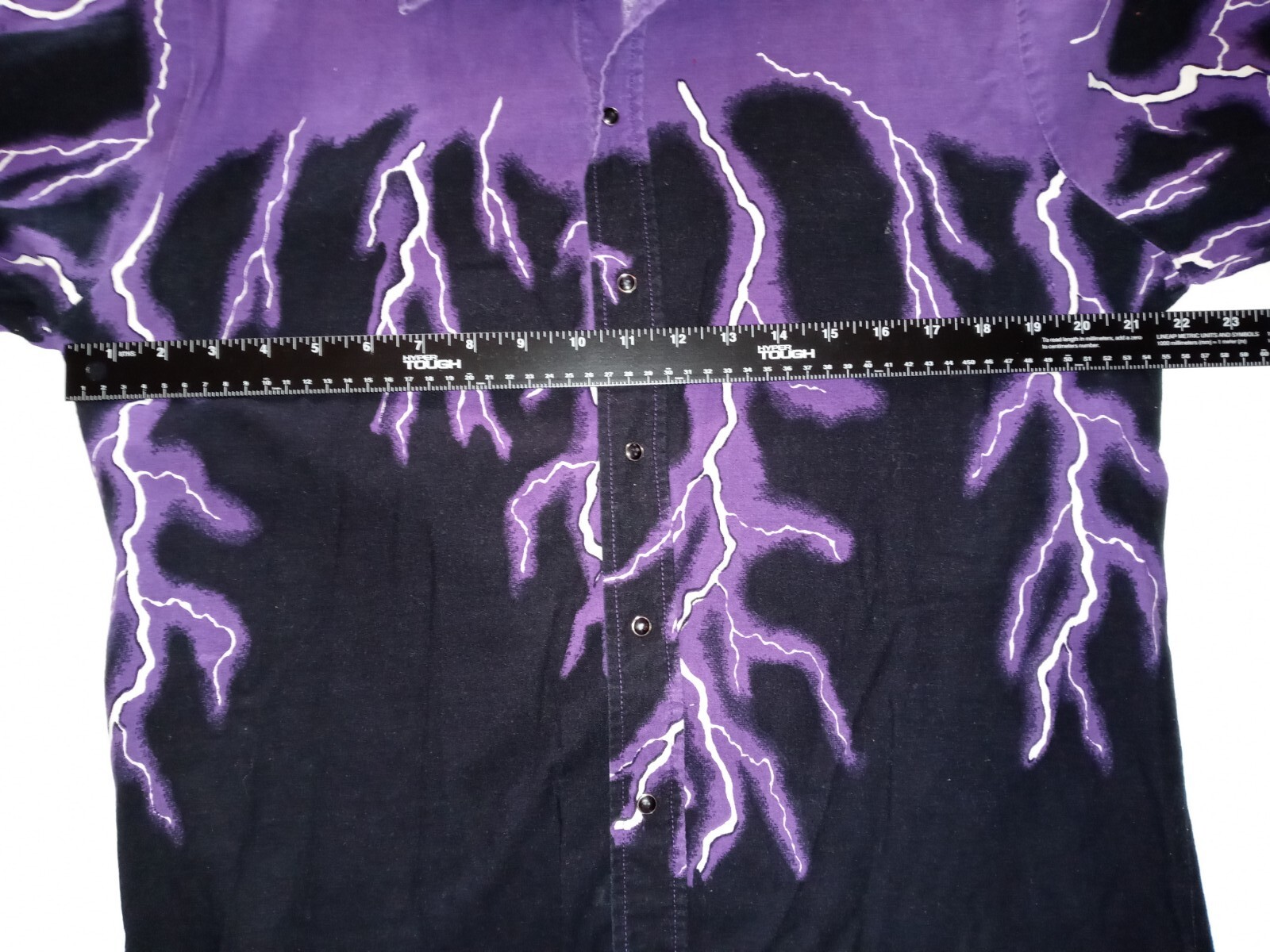 Vintage Brooks and Dunn Lightning Print Western Shirt… Gem