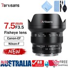 7artisans 7.5mm F3.5 APS-C Fisheye MF Lens For Canon EF / Nikon Mount