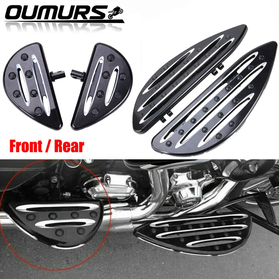 TABLERO ESTRIBO DELANTERO/TRASERO ESTRIBO ESTRIBOS APTO PARA HARLEY DYNA FLD SOFTAIL Foto 3 de 4