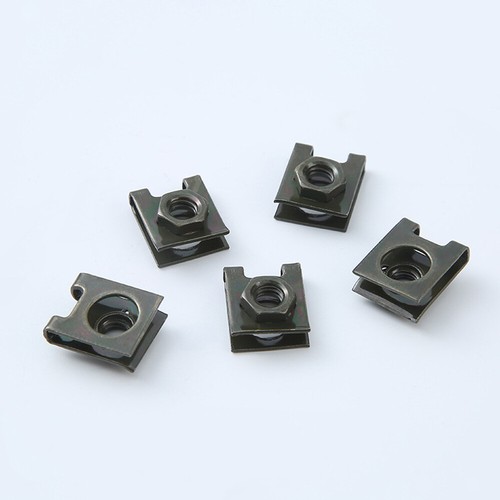 10 Set Car Moped Cover Screw Bolt and U Type Clip with Nut M6 6mm M6X16 Trim - Bild 5 von 12