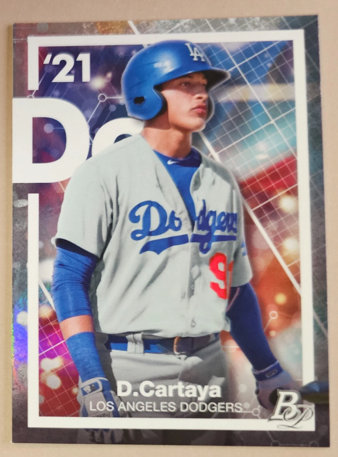 Diego Cartaya trading card