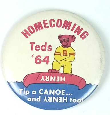 Homecoming Teds '64 Henry Logo Pinback Button