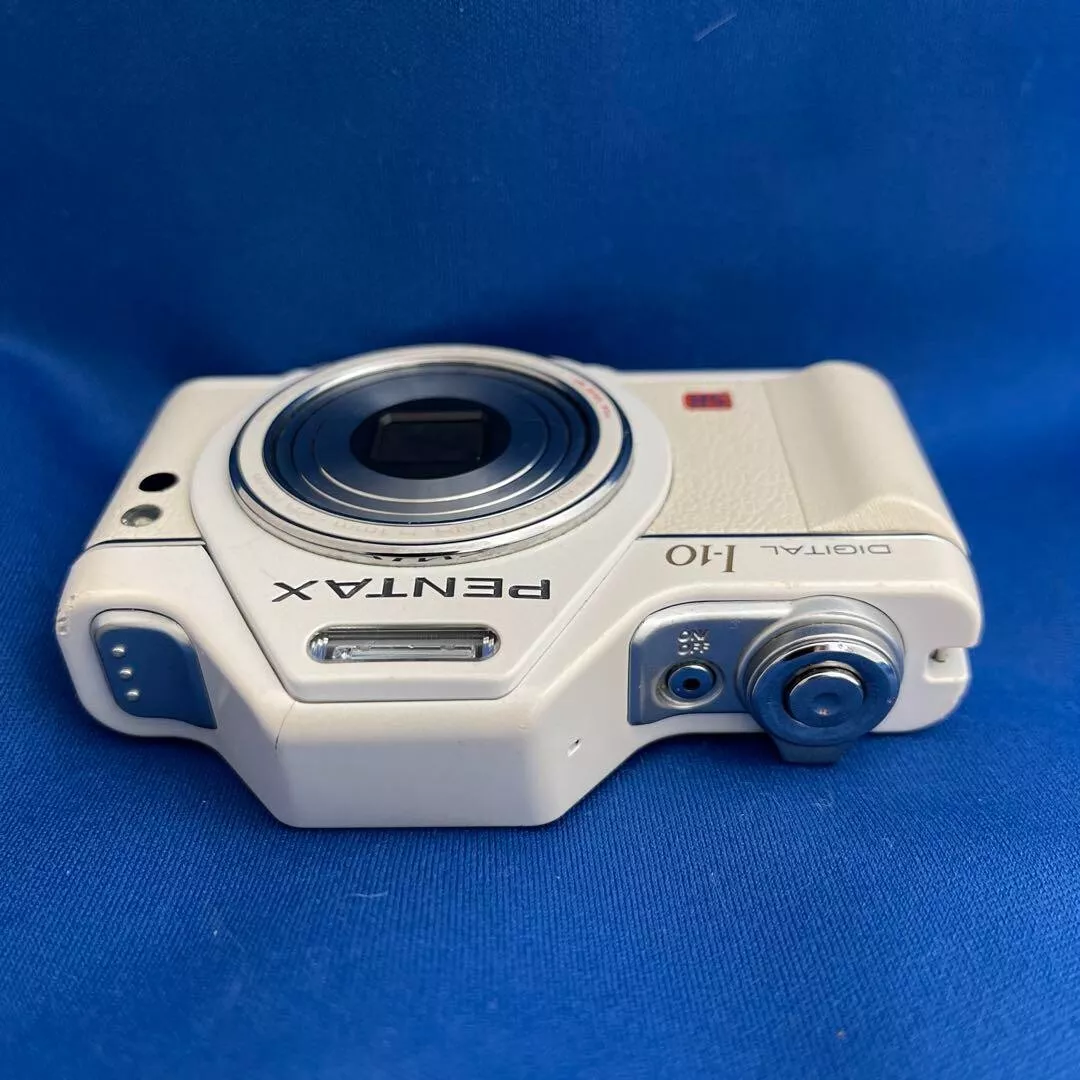 Pentax Optio I-10 White Compact Digital Camera 5X Optical Zoom 12.1 MillionPixel