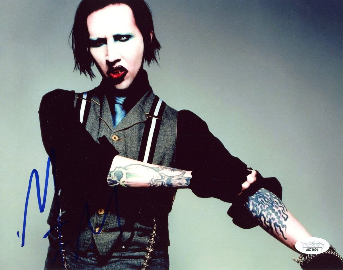 MARILYN MANSON Authentic Hand-Signed 