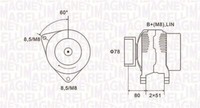 Magneti Marelli 063731919010 Lichtmaschine Generator FüR Ford